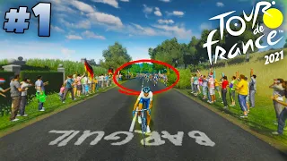 Tour De France 2021 PS4 - Quick-Step #1: ALAPHILIPPE! (PS5 Gameplay)