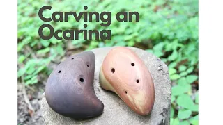 How to make a wooden ocarina with simple hand tools.