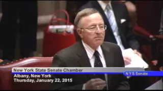 New York State Senate Session - 01/22/15