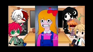 fandoms react to eachother (Elizabeth afton) part 1|| Felix simp. ||afton family