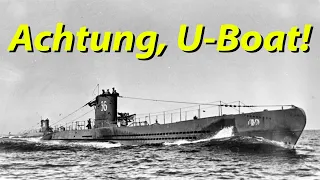 Achtung! German submarine U-995 (U-Boat Museum at Laboe Naval Memorial, World War 2)