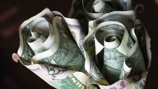 DIY Origami Rose Money | Superholly