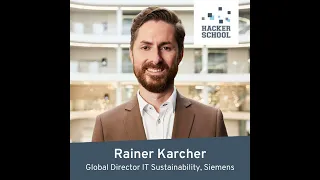 #1 Rainer Karcher – Global Director IT Sustainability, Siemens
