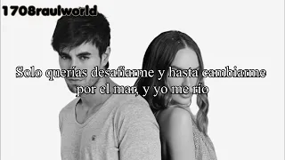 Enrique Iglesias, Belinda - Llórame Un Río (Letra)