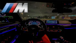 LATE NIGHT BMW M550I DRIVE POV