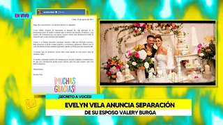 Amor y Fuego - AGO 24 - 3/4 - EVELYN VELA ANUNCIA SEPARACIÓN DE SU ESPOSO VALERY BURGA | Willax