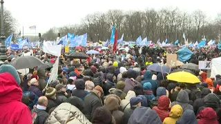 10.000 Menschen bei Wagenknecht-Kundgebung in Berlin | AFP