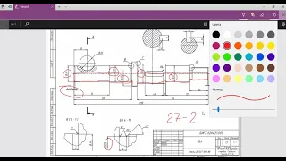 Модель и чертеж детали "Вал" в Autodesk Inventor