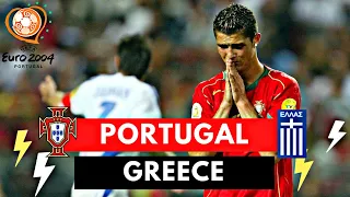 Portugal vs Greece 0-1 All Goals & Highlights ( 2004 UEFA EURO FINAL )