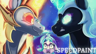 MLP Speedpaint- Daybreaker vs Nightmare Moon
