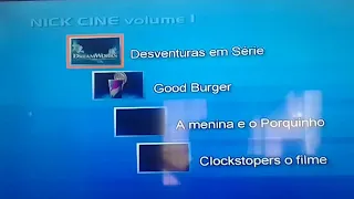 Nick Cine 4 em 1 | Menu do DVD