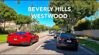 [4K] Beverly Hills, Westwood UCLA, Los Angeles Driving Tour