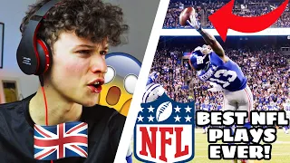 BRITISH KID watches NFL GREATEST PLAYS OF ALL TIME!!