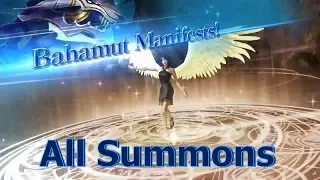 Dissidia Final Fantasy NT: Rinoa Heartilly - All Summons in Both Forms