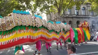 Bendigo Easter Parade Sun Loong Dragon 2017 The worlds longest imperial dragon