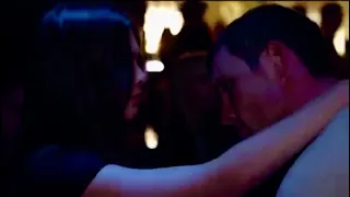 THE MODEL (2016) Emma dancing with Shane White and kiss him.