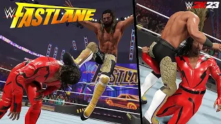 WWE 2K23: Seth Rollins vs Shinsuke Nakamura | Fastlane 2023 Prediction Highlights