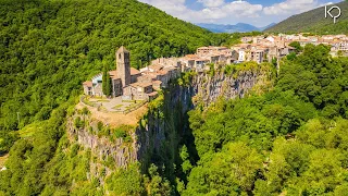 Desa di Atas Tebing Curam Sepanjang Satu Kilometer | Castellfollit de la Roca
