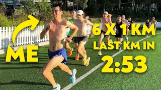 6 X 1 KM - Training for a Sub 15 Minute 5k