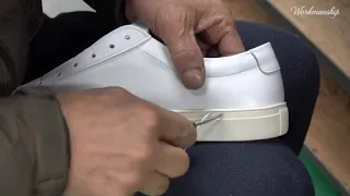 HANDMADE Essential Leather Sneakers Making Process by Korean Shoemaker