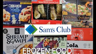 Sam's Club shop with me frozen food and dinners 2024