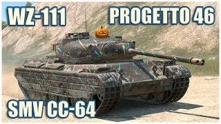 Progetto 46, WZ-111 & SMV CC-64 • WoT Blitz Gameplay