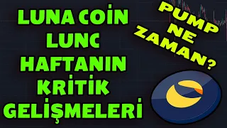 LUNA COİN LUNC PUMP KAPIDA --- BİTCOİN BALİNA ALIMI PİYASA ANALİZİ ALTCOİN  🚨🚨#lunc #luna #altcoin