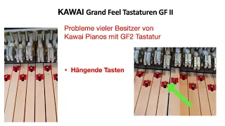 Reparatur GF2 Kawai Hängende Taste