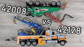 LEGO Tow Truck Comparison | LEGO 42128 vs 42008 | LEGO 42008 vs 42128 | LEGO Compare Tow Trucks