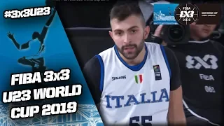 Italy v Ukraine | Men's Full Game | FIBA 3x3 U23 World Cup 2019