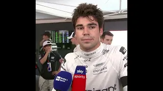 Lance Stroll on the passing of the 18-years old Dilano van 't Hoff.