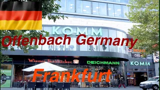 Walking on the street of Offenbach / Frankfurt Germany/ medical student / Gannan medical university