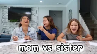 WHO KNOWS ME BETTER ? MOM VS SISTER | IT'S ME ALI