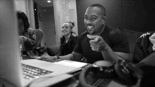 Timbaland in the studio