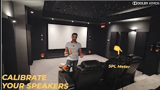 How to Calibrate your Home Theater Speakers / Using Toptes SPL Sound Meter (TS 501B)