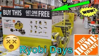 RYOBI DAYS!! FREE TOOL @Home Depot