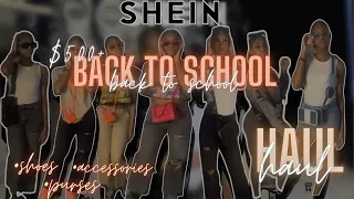 BACK TO SCHOOL CLOTHING HAUL ft. SHEIN | try-on | +shoes,purses  | Kimora kiaira |