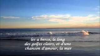 La Mer ~ Francoise Hardy (HD, HQ) with French lyrics