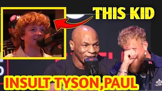 RANDOM KID INSULTS MIKE TYSON AND JACK PAUL 😳 WHO HAS THE HIGHER BODY COUNT💦 JACK PAUL SHOCKED 🤯