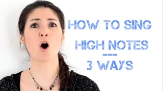 Freya's Singing Tips - How to sing high notes in 3 different ways