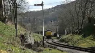 37075 and 37264 in action on the Keighley and Worth Valley Railway. 26/04/13.