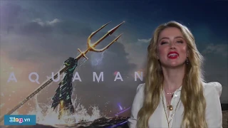 Amber Heard, Jason Momoa and James Wan greet Vietnamese fans