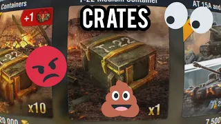 How to get/not get T-22 Medium || WoT blitz CRATES