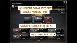 CrossFire Philippines 2020: Winning Dual Desert Eagle-Valentine & Completing Sampaguita Lotto Set