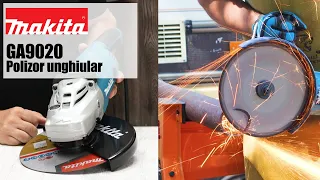 Makita GA9020 - Polizor unghiular, 2200 W, 230 mm - Hai să îl vezi la treabă! 💪