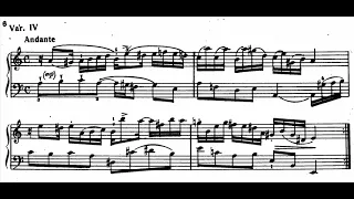 Bach/Feinberg - Aria variata alla maniera italiana BWV 989 (audio + sheet music)