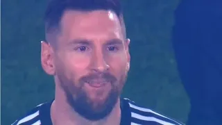 The legend Lionel Messi First Time Playing As WORLD CHAMPION Argentina 👈 watch 👈