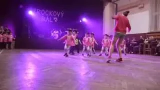 7. ROCKOVÝ BÁL 2015 - Barbora Novotná (Twirling) a taneční škola TIMEDANCE