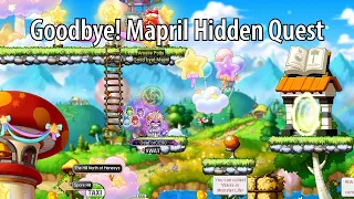 MapleStory "Goodbye! Mapril" Hidden Quest | MapleStorySea