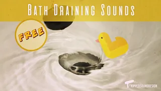 Bath Water Draining Sound Effect - FREE SOUND EFFECT - PRO HQ SFX